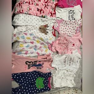 Newborn-3month girl clothes! Some never worn!or one a few times.